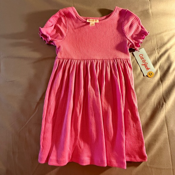 Cat & Jack Other - Toddler Girls SS Solid Ribbed Dress-Cat & Jack 3T NWT